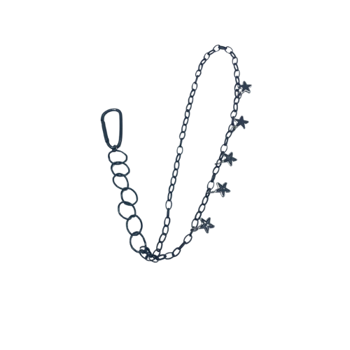 Strap Celular Negro Estrellas